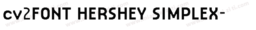 cv2FONT HERSHEY SIMPLEX字体转换